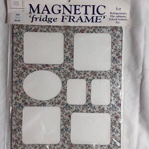 Vintage Magnetic Floral Frame